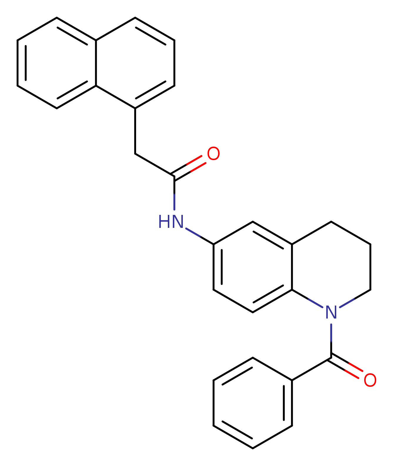 N-(1-benzoyl-1,2,3,4-tetrahydroquinolin-6-yl)-2-(naphthalen-1-yl)acetamide