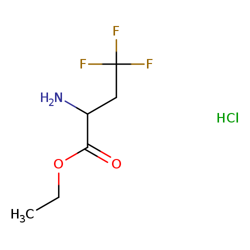 Ethyl 2-amino-4,4,4-trifluorobutanoate hydrochloride