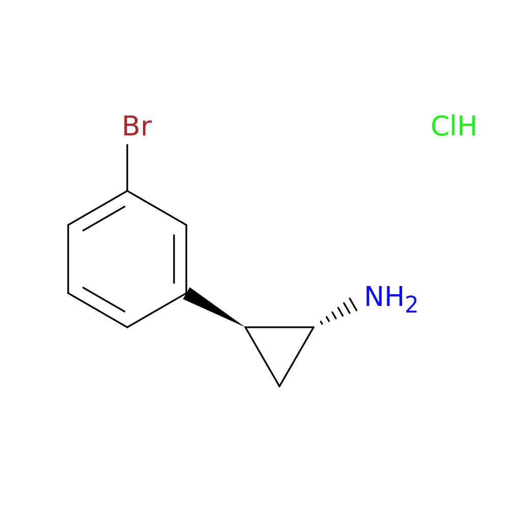 (1R,2S)-2-(3-bromophenyl)cyclopropan-1-amine hydrochloride