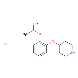 4-(2-Isopropoxyphenoxy)piperidine hcl