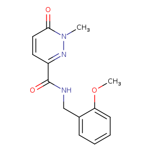 N-[(2-methoxyphenyl)methyl]-1-methyl-6-oxo-1,6-dihydropyridazine-3-carboxamide