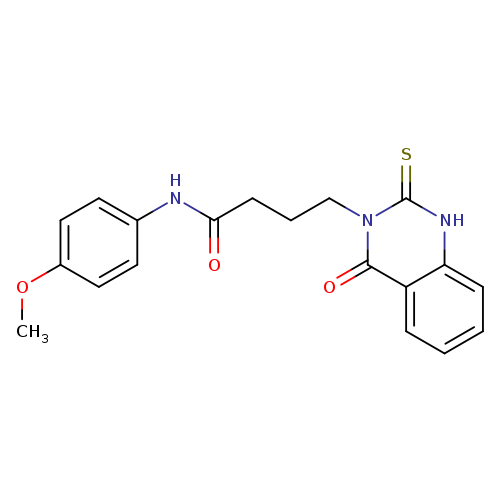N-(4-methoxyphenyl)-4-(4-oxo-2-sulfanylidene-1,2,3,4-tetrahydroquinazolin-3-yl)butanamide