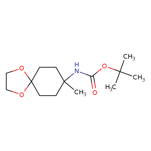TERT-BUTYL 8-METHYL-1,4-DIOXASPIRO[4.5]DECAN-8-YLCARBAMATE
