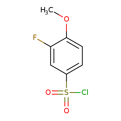 3-Fluoro-4-methoxybenzene-1-sulfonyl chloride