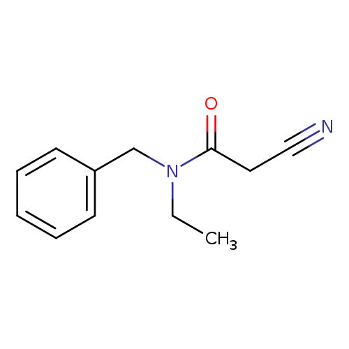 N-benzyl-2-cyano-N-ethylacetamide