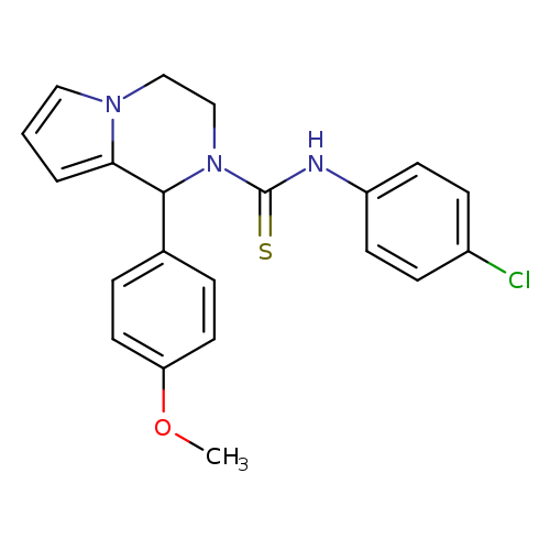 N-(4-chlorophenyl)-1-(4-methoxyphenyl)-1H,2H,3H,4H-pyrrolo[1,2-a]pyrazine-2-carbothioamide