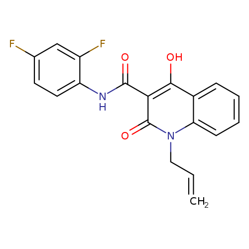 N-(2,4-difluorophenyl)-4-hydroxy-2-oxo-1-(prop-2-en-1-yl)-1,2-dihydroquinoline-3-carboxamide