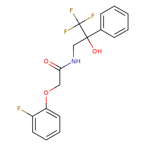 2-(2-fluorophenoxy)-N-(3,3,3-trifluoro-2-hydroxy-2-phenylpropyl)acetamide
