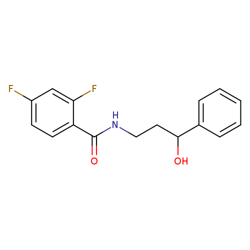 2,4-difluoro-N-(3-hydroxy-3-phenylpropyl)benzamide