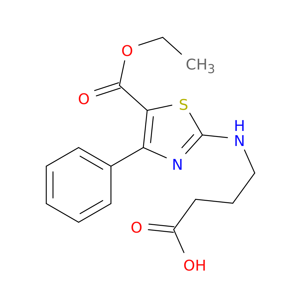 4-{[5-(ethoxycarbonyl)-4-phenyl-1,3-thiazol-2-yl]amino}butanoic acid