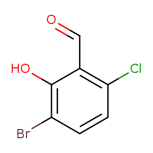 3-bromo-6-chloro-2-hydroxybenzaldehyde