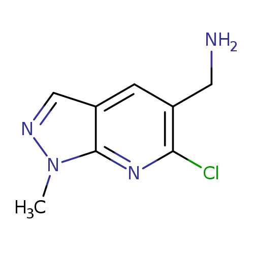 1-{6-chloro-1-methyl-1H-pyrazolo[3,4-b]pyridin-5-yl}methanamine