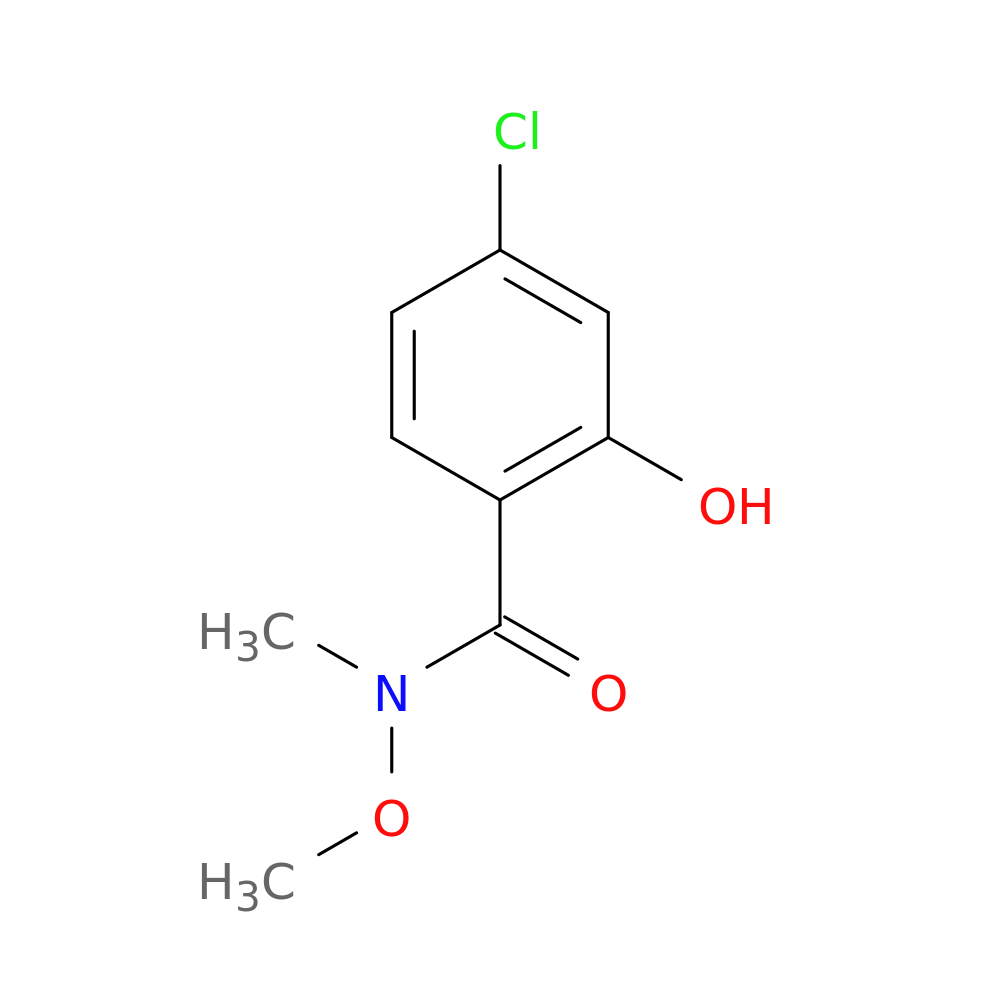 Benzamide, 4-chloro-2-hydroxy-N-methoxy-N-methyl-