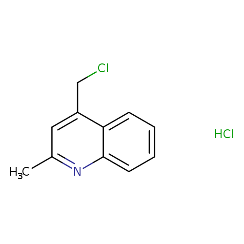Quinoline, 4-(chloromethyl)-2-methyl-, hydrochloride