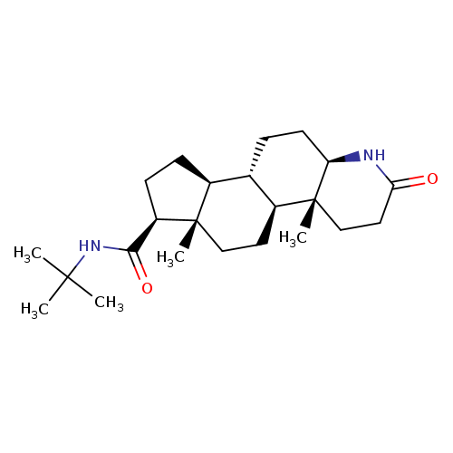 1H-Indeno[5,4-f]quinoline-7-carboxamide,N-(1,1-dimethylethyl)hexadecahydro-4a,6a-dimethyl-2-oxo-,(4aR,4bS,6aS,7S,9aS,9bS,11aR)-