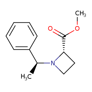 2-Azetidinecarboxylic acid, 1-[(1S)-1-phenylethyl]-, methyl ester, (2S)-