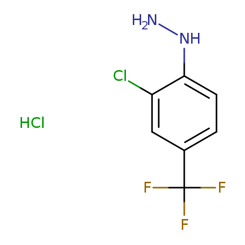(2-chloro-4-(trifluoromethyl)phenyl)hydrazine hydrochloride