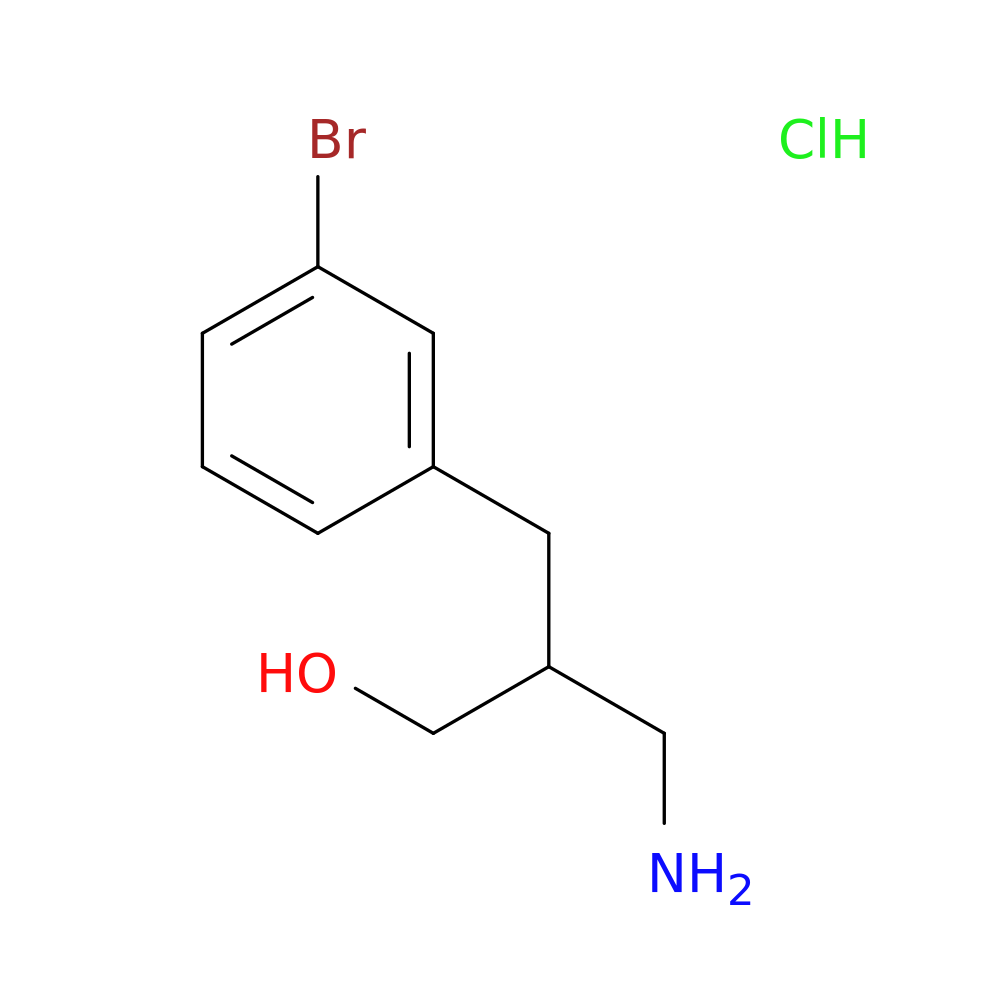 3-amino-2-[(3-bromophenyl)methyl]propan-1-ol hydrochloride