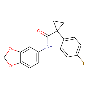N-(2H-1,3-benzodioxol-5-yl)-1-(4-fluorophenyl)cyclopropane-1-carboxamide