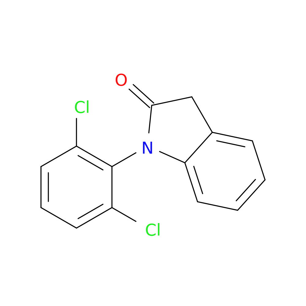 2H-Indol-2-one, 1-(2,6-dichlorophenyl)-1,3-dihydro-