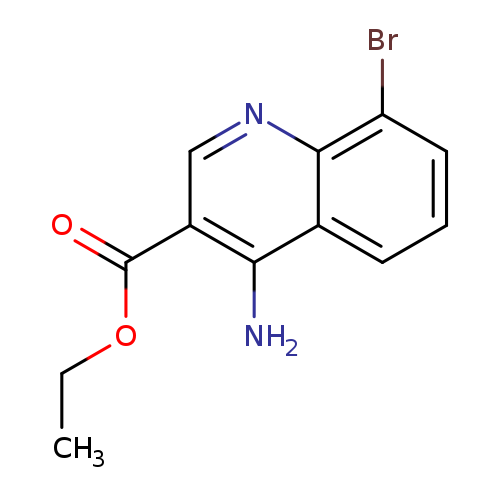 4-Amino-8-bromoquinoline-3-carboxylic acid ethyl ester