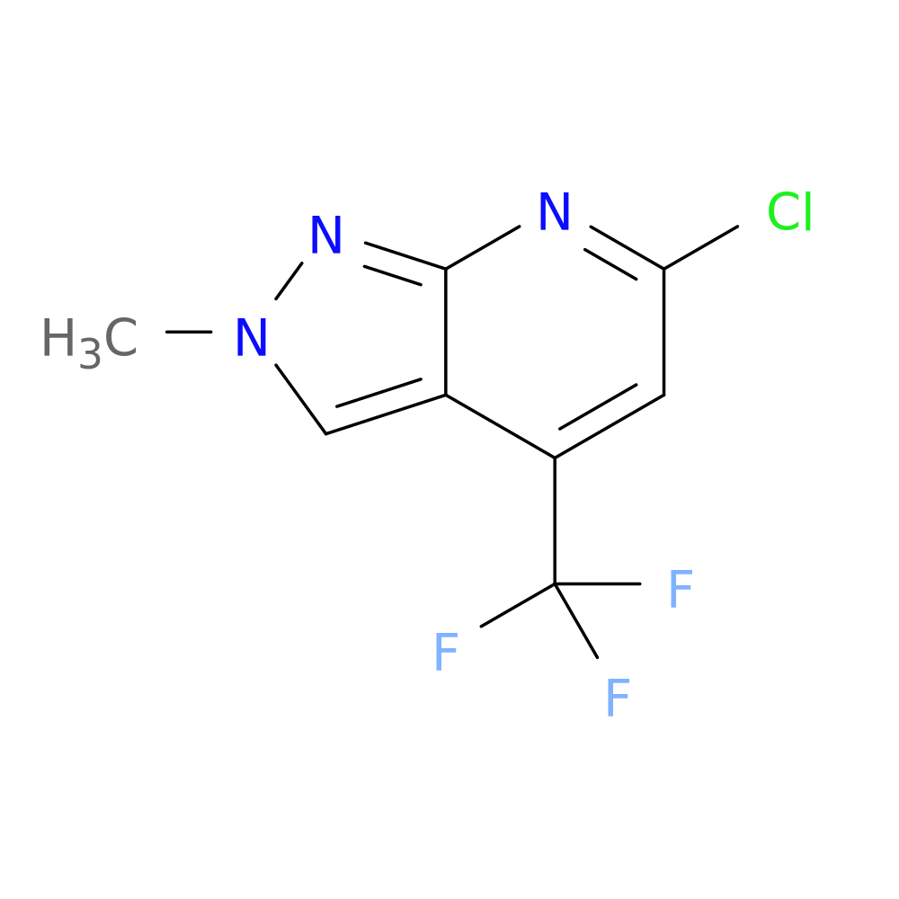 6-chloro-2-methyl-4-(trifluoromethyl)-2H-pyrazolo[3,4-b]pyridine