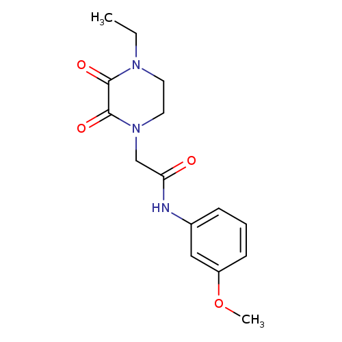 2-(4-ethyl-2,3-dioxopiperazin-1-yl)-N-(3-methoxyphenyl)acetamide