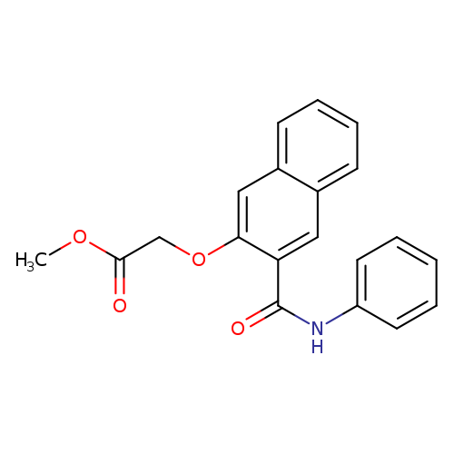 Methyl ([3-(anilinocarbonyl)-2-naphthyl]oxy)acetate