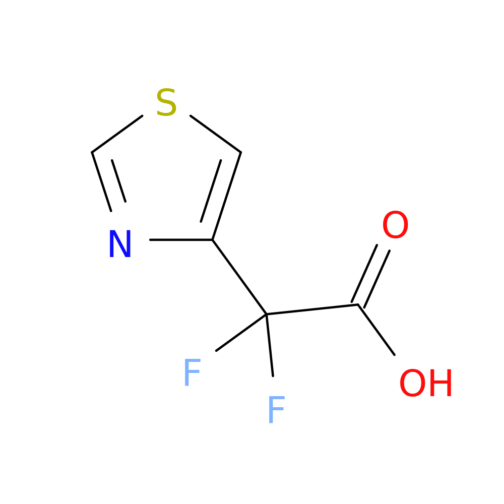 2,2-Difluoro-2-(1,3-thiazol-4-yl)acetic acid