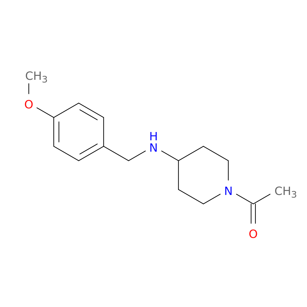 1-Acetyl-N-(4-methoxybenzyl)piperidin-4-amine
