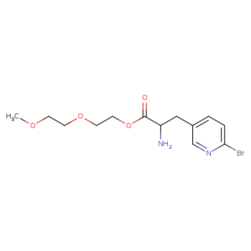 2-(2-methoxyethoxy)ethyl2-amino-3-(6-bromopyridin-3-yl)propanoate