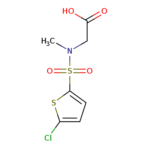 [[(5-Chlorothien-2-yl)sulfonyl](methyl)amino]acetic acid