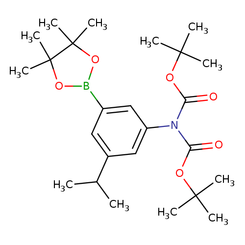 tert-Butyl N-[(tert-butoxy)carbonyl]-N-[3-isopropyl-5-(tetramethyl-1,3,2-dioxaborolan-2-yl)phenyl]carbamate