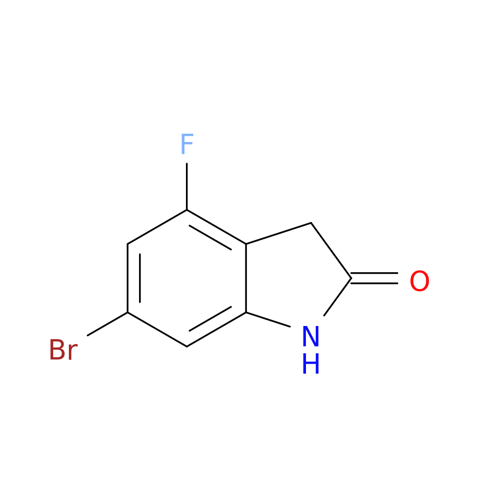 6-Bromo-4-fluoroindolin-2-one