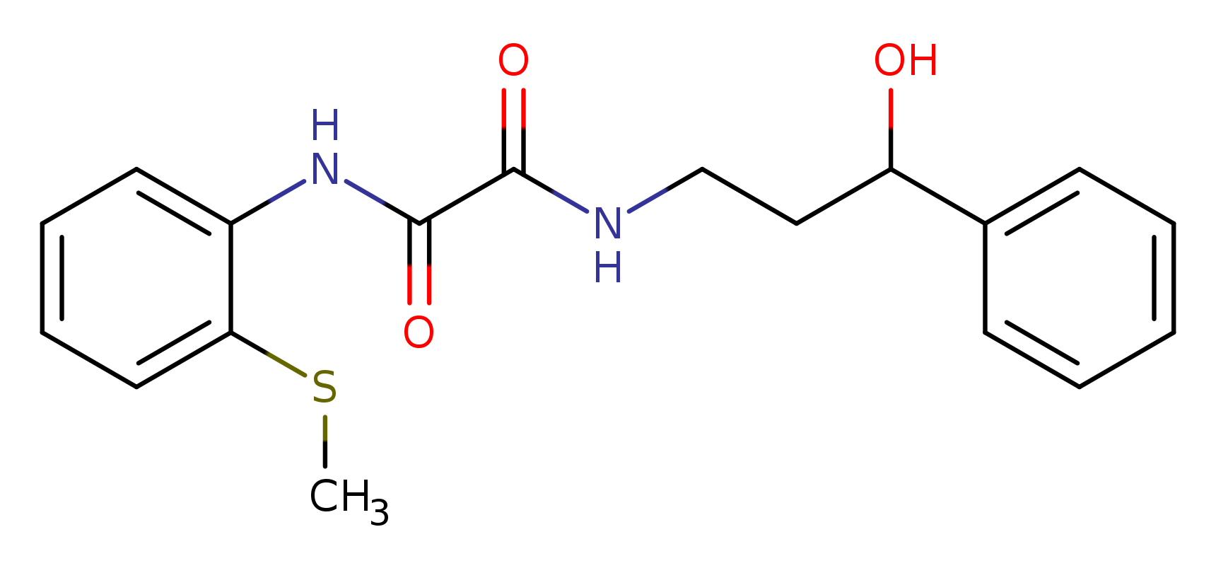 N'-(3-hydroxy-3-phenylpropyl)-N-[2-(methylsulfanyl)phenyl]ethanediamide