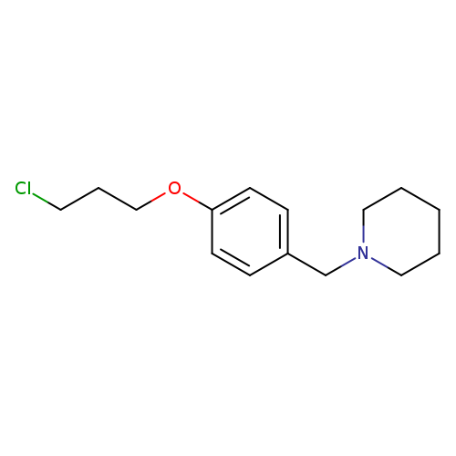 1-{[4-(3-chloropropoxy)phenyl]methyl}piperidine