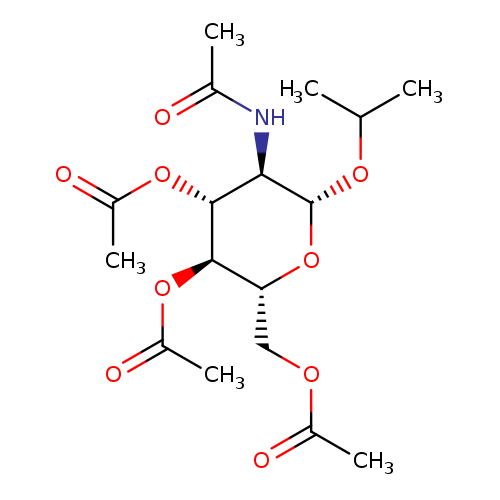 Isopropyl 2-acetamido-3,4,6-tri-O-acetyl-2-deoxy-b-D-glucopyranoside