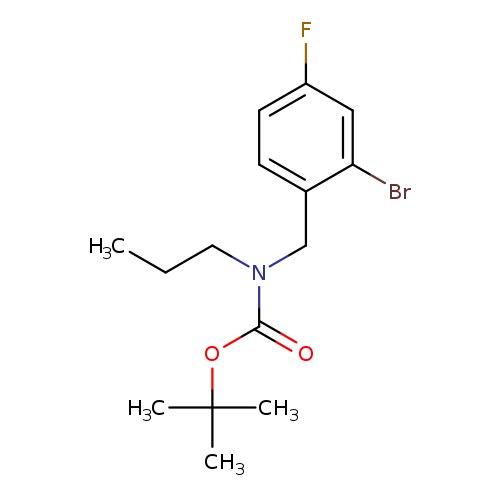 tert-Butyl 2-bromo-4-fluorobenzyl(propyl)carbamate