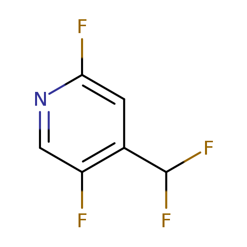 2,5-Difluoro-4-difluoromethylpyridine over potassium carbonate