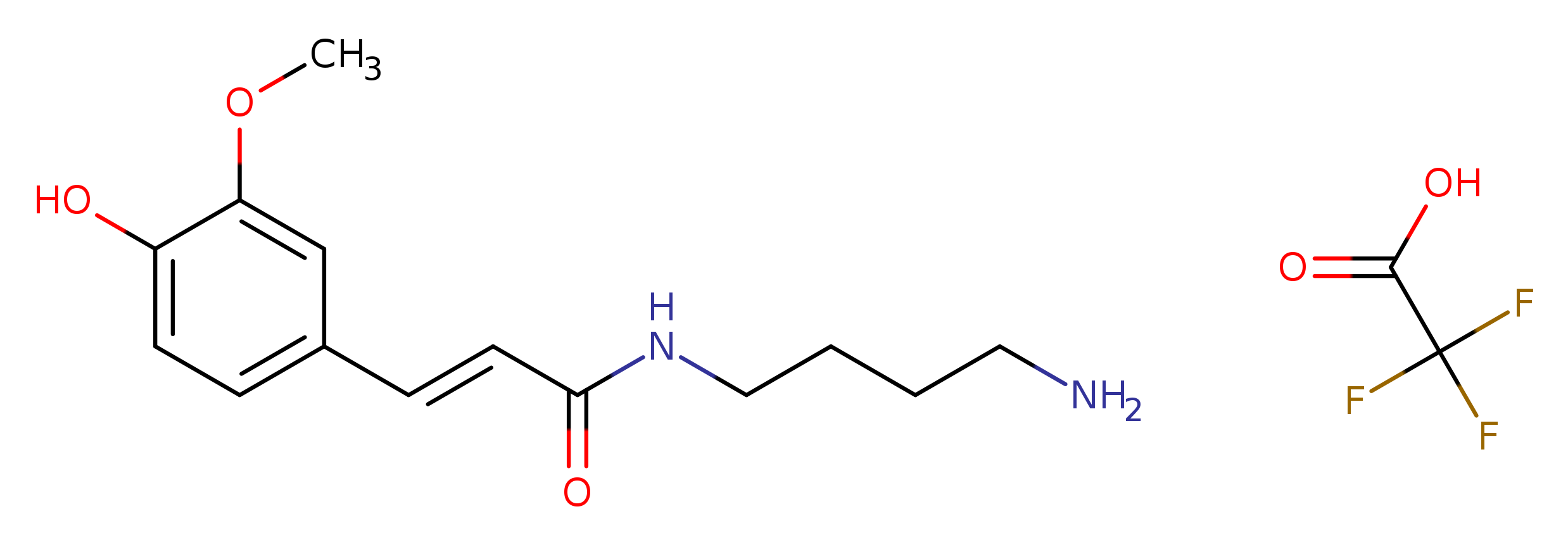 Feruloylputrescine Trifluoroacetic Acid Salt