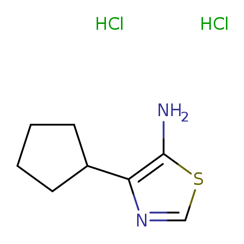 4-Cyclopentyl-1,3-thiazol-5-amine dihydrochloride