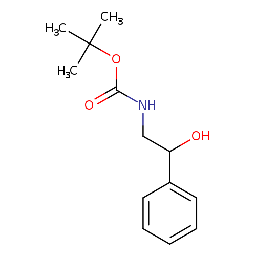 Carbamic acid, (2-hydroxy-2-phenylethyl)-, 1,1-dimethylethyl ester