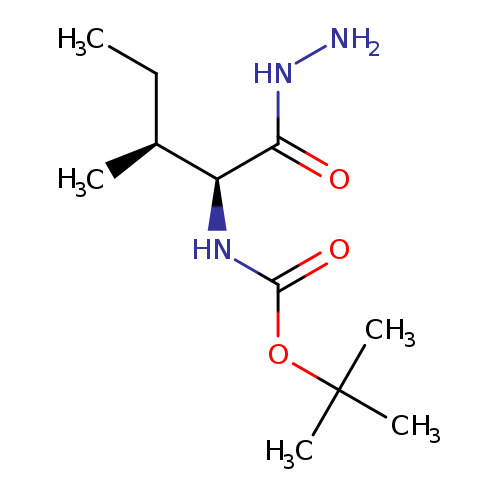 tert-Butyl [(1s)-1-(hydrazinocarbonyl)-2-methylbutyl]carbamate