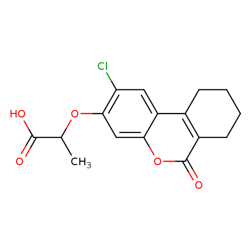 2-[(2-Chloro-6-oxo-7,8,9,10-tetrahydro-6h-benzo[c]chromen-3-yl)oxy]propanoic acid