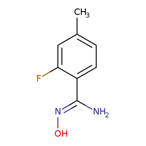(Z)-2-fluoro-N'-hydroxy-4-methylbenzene-1-carboximidamide