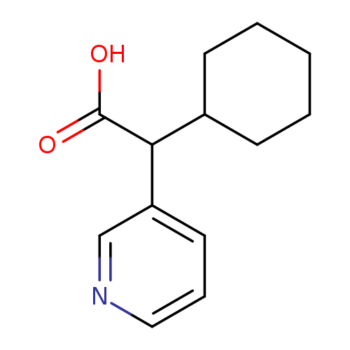 2-cyclohexyl-2-(pyridin-3-yl)acetic acid