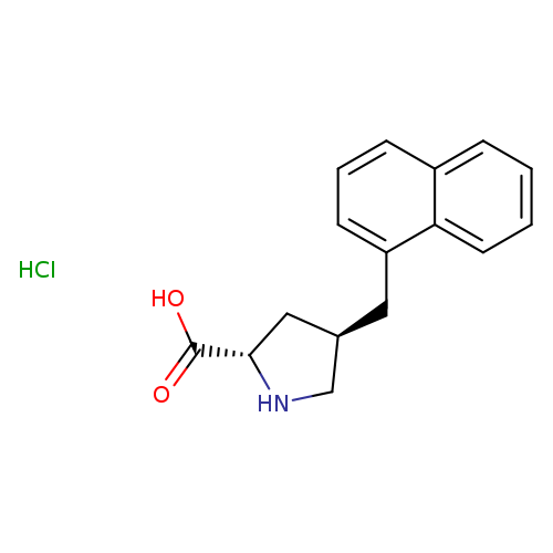 (2S,4R)-4-(Naphthalen-1-ylmethyl)pyrrolidine-2-carboxylic acid hydrochloride