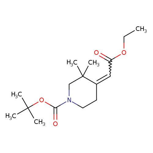 1-Boc-4-(2-ethoxy-2-oxoethylidene)-3,3-dimethylpiperidine
