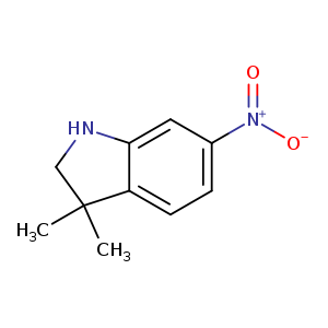 1H-Indole, 2,3-dihydro-3,3-dimethyl-6-nitro-