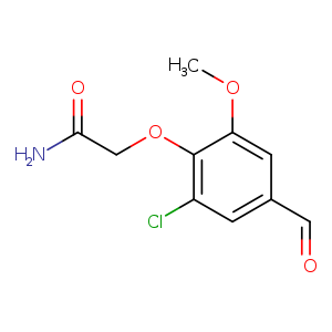 2-(2-Chloro-4-formyl-6-methoxyphenoxy)acetamide